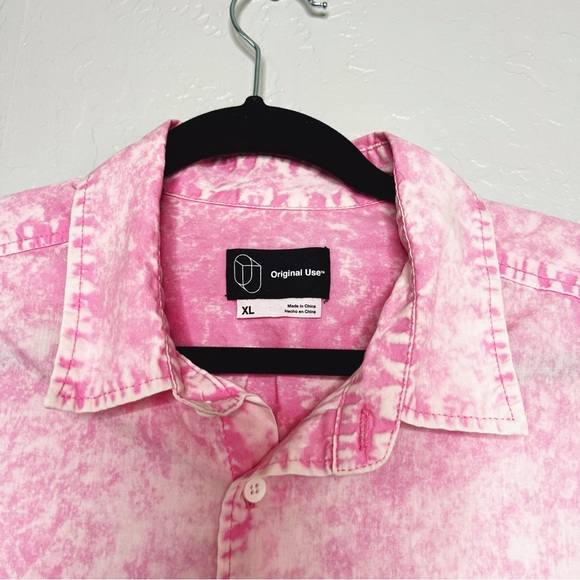 XL Pink Stonewash Button- Down “Men’s”- Like New! - Picture 2 of 3